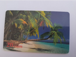 NETHERLANDS      ADVERTISING  / PREPAID / 20 UNITS/ SPRINT/ BEACH WITH PALMTREES /  USED    ** 14374** - Privées