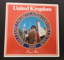 UNITED KINGDOM 1985 GREAT BRITAIN BU SET – ORIGINAL - GRAN BRETAÑA GB - Mint Sets & Proof Sets
