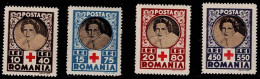 ROMANIA 1945 RED CROSS MI No 827-30 MNH VF!! - Unused Stamps