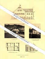 Photographien / Ansichten , 1925 , Mont-sur-Rolle , Prangins , Vincy , Prospekt , Architektur , Fotos !!! - Prangins
