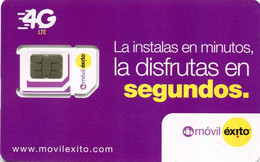 Lote TT241, Colombia, Tarjeta Telefonica, Phone Card, SIM Card Prepago, Movil Exito 4G Lite - Colombia