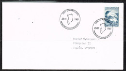 GRÖNLAND 1967 - Brief Mit Mi. 68 Nach Schweden, Postgelaufen - Lettres & Documents