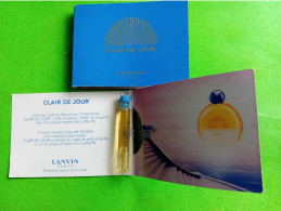 LANVIN - CLAIR DE LUNE - Echantillon (collector - Ne Pas Utiliser) Date Des Années 1990 - Parfumproben - Phiolen