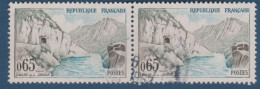 Vallée De La Sioule N° 1239,x2  Petite Variété, Aspect Dépouillé( V2307B/13.4) - Used Stamps