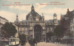 BELGIQUE - ANVERS - Gare Centrale Vue De L'Avenue De Keyser - Edit E Blomme - Carte Postale Ancienne - Antwerpen