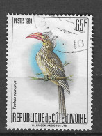 Ivory Coast 1980 MiNr. B 672 Cote D'Ivoire BIRDS Red-billed Dwarf Hornbill 1v USED      -,- € - Coucous, Touracos