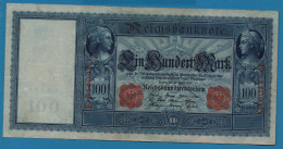 DEUTSCHES REICH 100 MARK 21.04.1910 # E.5540910 P# 42 "Flottenhunderter" White Paper - 100 Mark