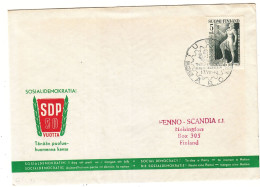 Finlande - Lettre De 1949 - Oblit Turku  ? - Exp Vers Helsingfors - Valeur 12,50 € En .....2005 - Covers & Documents