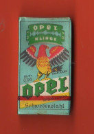 Lamette Barba Opel Klinge Hoja De Afeitar Razor Blade Rasieklingen Lame De Rasoir Anni 50 Circa N° 10 - Scheermesjes