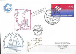 Voilier Polaire U. A. P. Trans  Antarctica  90 Paquebot  Punta Arenas - Année Polaire Internationale