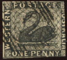 Pays :  47 (Australie Occidentale  : Colonie Britannique)      Yvert Et Tellier N° :    1 (o) - Used Stamps