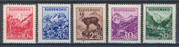 Slovaquie 1944 Mi 142-6 (Yv 112-6), (MNH)** - Unused Stamps