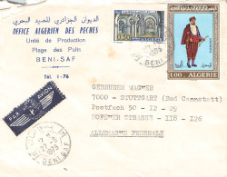 ALGERIA - AIR MAIL1975 BENI-SAF - STUTTGART/DE / *1174 - Algerien (1962-...)