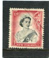 NEW ZEALAND - 1953  1s  QUEEN ELISABETH DEFINITIVE  FINE USED - Oblitérés