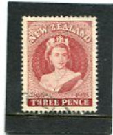 NEW ZEALAND - 1955  3d  FIRST STAMP  FINE USED - Used Stamps