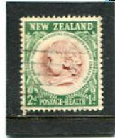 NEW ZEALAND - 1955  1d+1d  HEALTH  FINE USED - Gebruikt