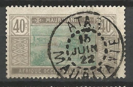 MAURITANIE N° 27 CACHET ATAR / Used - Used Stamps