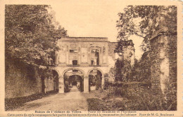 BELGIQUE - VILLERS LA VILLE - Ruines De L'Abbaye De Villers - Porte De Bruxelles Et Pharmacie - Carte Postale Ancienne - Villers-la-Ville
