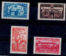 ROMANIA 1944 RA DA SENI MI No 793-6 MNH VF!! - Unused Stamps