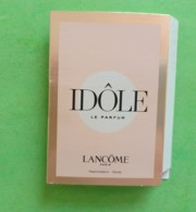 LANCÔME - IDOLE - Echantillon - Echantillons (tubes Sur Carte)