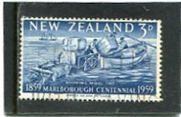 NEW ZEALAND - 1959  3d  MARLBOROUGH  FINE USED - Used Stamps