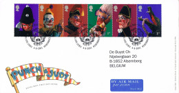 Grande-Bretagne - Théâtre De Marionnettes FDC 2266/2271 (année 2001) - 2001-2010 Decimal Issues