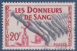 Don Du Sang,  N°1220, Petite Variété, Main Rouge ( V2307B/15.5) - Oblitérés