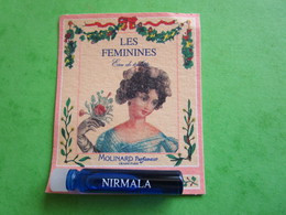 MOLINARD - LES FEMININES - NIRMALA -  (collector  Ne Pas Utiliser) Date Des Années 1990 - Echantillon Tube  Carte - Perfume Samples (testers)