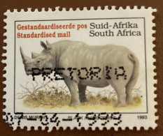 South Africa 1993 Endangered Fauna Diceros Bicorniss 45 C - Used - Gebruikt