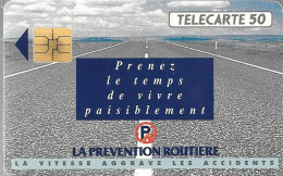 CARTE-PRIVEE-50U-EN 518-SO3-PREVENTION ROUTIERE-- V°Série N°A 2C7013-Utilisé-TBE - 50 Einheiten