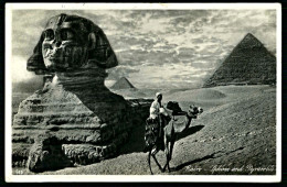 A64  EGYPT CPA  SPHINX AND PYRAMID - Collections & Lots