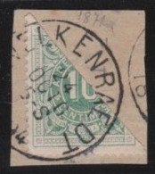 Belgie  .   OBP    .    TX  1   .  1/2 Zegel Op Ppapier      .    O     .   Gestempeld     .   /   .    Oblitéré - Stamps