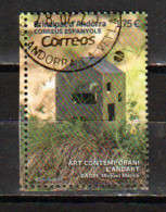 2022. ART CONTEMPORAIN (Miquel Mercè) Architecte Et Designer. Timbre Oblitéré,1ère Qualité.  Haute Faciale. AND ESP - Used Stamps