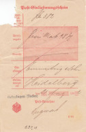 Altdeutschland Baden Post-Einlieferungsschein Aus Dem Jahr 1902 Von Öhningen - Storia Postale