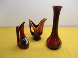 Lot De 3 Petits Vases - Other & Unclassified