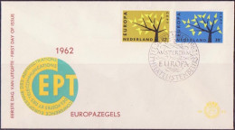 Europa CEPT 1962 Pays Bas - Netherlands - Niederlande FDC1 Y&T N°758 à 759 - Michel N°782 à 783 - 1962