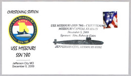 Botadura Del Submarino Nuclear USS MISSOURI (SSN-780) - Christening. Jefferson City MO 2009 - Sottomarini