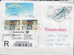 Deutschland Germany Allemagne-  Sonderumschlag Eisschnell-Lauf (MiNr: USo 34) 2002 - Siehe Scan LESEN - Umschläge - Gebraucht