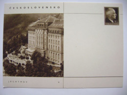 Czechoslovakia 1947 - CDV 87/9 - Jachymov / Joachimsthal - Benes 1,20 Kcs - Ansichtskarten