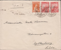 1928. TÜRKIYE. Cover  To Sweden With 2 Ex 6 G + 20 PARA 1926-issue Cancelled MALATIA And Rev... (Michel 844+) - JF442689 - Brieven En Documenten