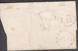 1859. USA. 10 CENTS WASHINGTON Perforated 15½. Beautiful Stamp On Large Piece Of Cover To Nova... (MICHEL 11) - JF535864 - Covers & Documents