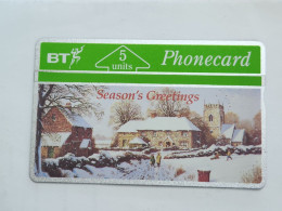 United Kingdom-(BTP044)-CHRISTMAS 91-Church-blank-(45)(5units)(151E03846)(tirage-3.287)(price Cataloge-10.00£-mint) - BT Private