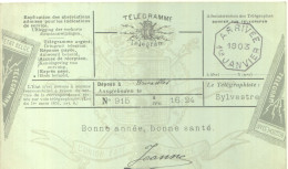 Belgie Telegram Ui 1903 (12019) - Telegrammen