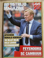 Programme Feyenoord - SC Cambuur - 27.4.2014 - Eredivisie - Holland - Programm - Football - Poster Ronald Koeman - Bücher