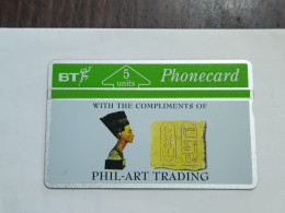 United Kingdom-(BTP054)-PHIL-ART TRADING-(66)(5units)-(132H15546)(tirage-500)(price Cataloge-10.00£-mint) - BT Private