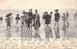 BELGIQUE - Au Littoral Belge - Les Enfants Au Bain - Carte Postale Ancienne - Other & Unclassified