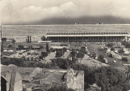 CARTOLINA  ROMA,LAZIO-STAZIONE TERMINI-STORIA,MEMORIA,CULTURA,RELIGIONE,IMPERO ROMANO,BELLA ITALIA,VIAGGIATA 1960 - Stazione Termini