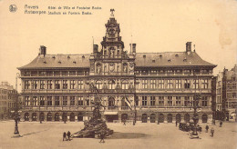 BELGIQUE - Anvers - Hôtel De Ville Et Fontaine Brabo - Carte Postale Ancienne - Antwerpen