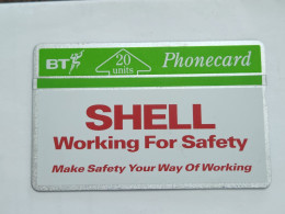 United Kingdom-(BTP059)-SHELL-working For Safety-(75)(20units)-(152F13741)(tirage-5.500)(price Cataloge-4.00£-mint) - BT Private