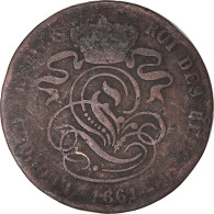 Monnaie, Belgique, 2 Centimes, 1861 - 2 Cent